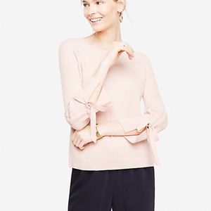 NWT Ann Taylor Women's Tie Sleeve Sweater